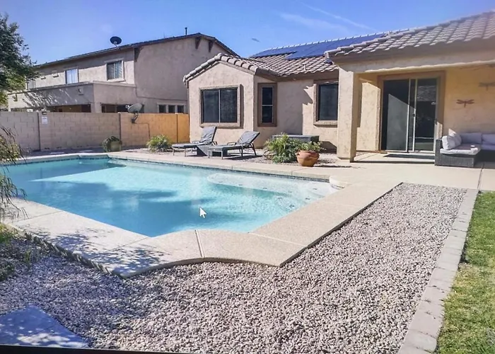 Сasa de vacaciones Pet Friendly 3br 2ba Private Optional Heated Pool Bbq Grill Golf Clubs Close To Park Casa Grande