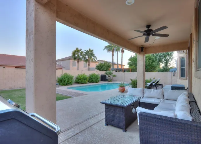 Сasa de vacaciones Pet Friendly 3br 2ba Private Optional Heated Pool Bbq Grill Golf Clubs Close To Park Casa Grande